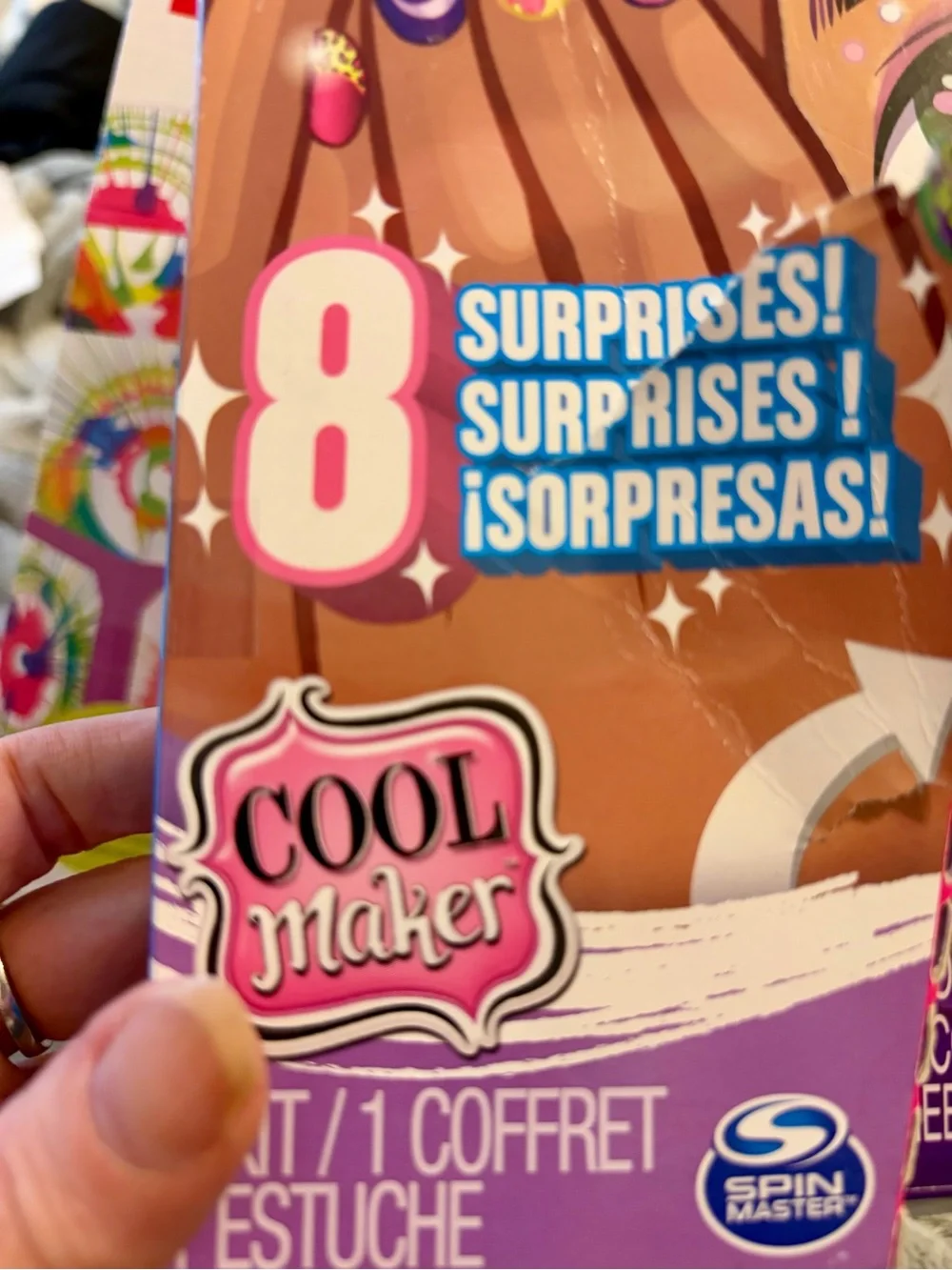 Go Glam Nail Surprise Kids Press-On Manicure Kit - Pink & Purple